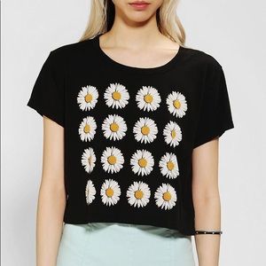 Truly Madly Deeply Sunflower Cropped Top
